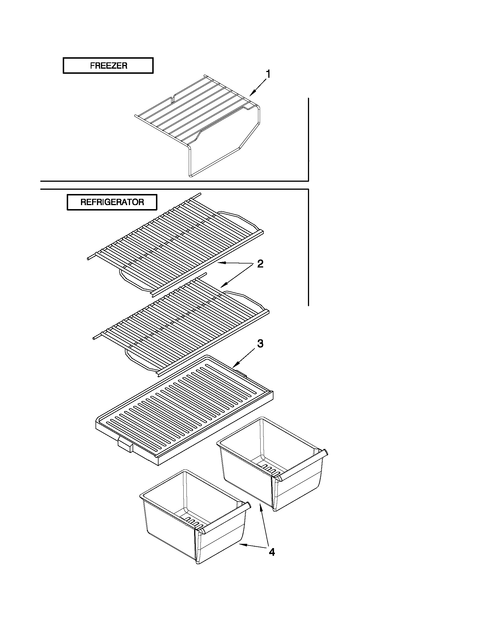 SHELF PARTS