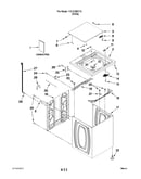 Top and cabinet parts
