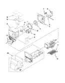Motor and ice container parts