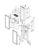 Refrigerator door parts