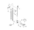 Kenmore 66513462K903 fill, drain, and overfill parts diagram