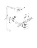 Upper wash and rinse parts