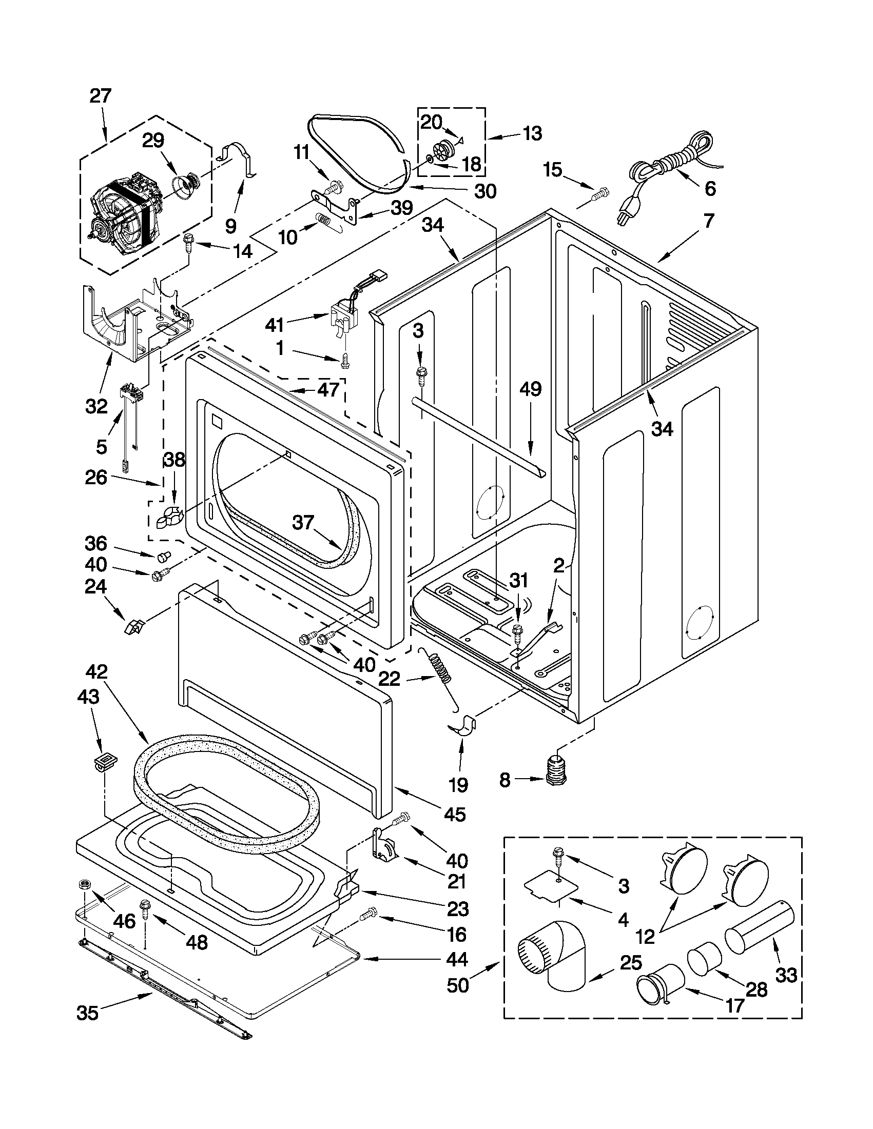 Cabinet parts