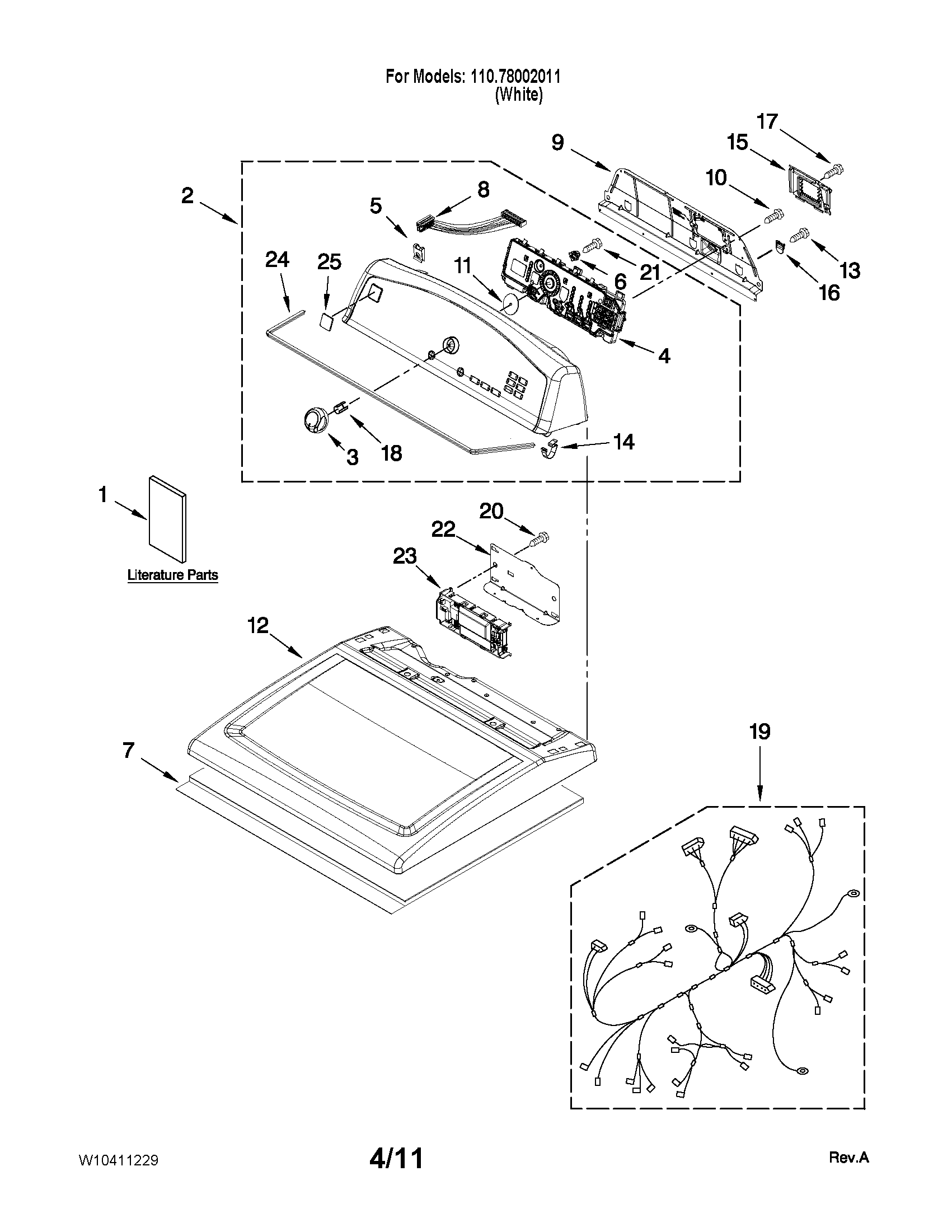 TOP AND CONSOLE PARTS