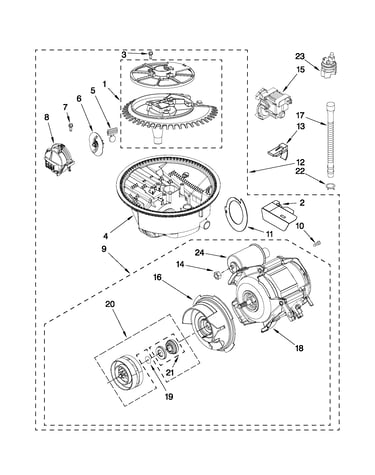 Pump and motor parts