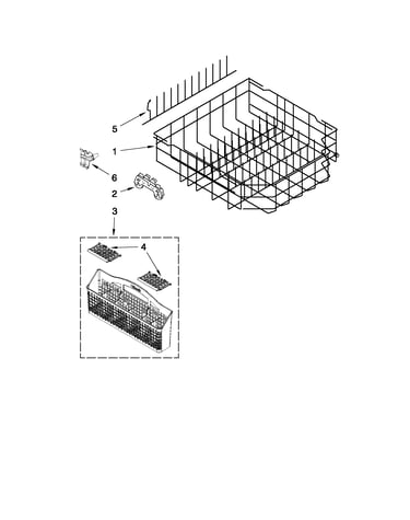 Lower rack parts