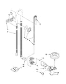 Fill, overflow and drain parts