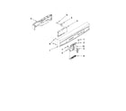 Kenmore 66513734K604 control panel and latch parts diagram