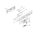Control panel and latch parts