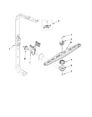 Upper wash and rinse parts