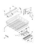 Upper rack and track parts
