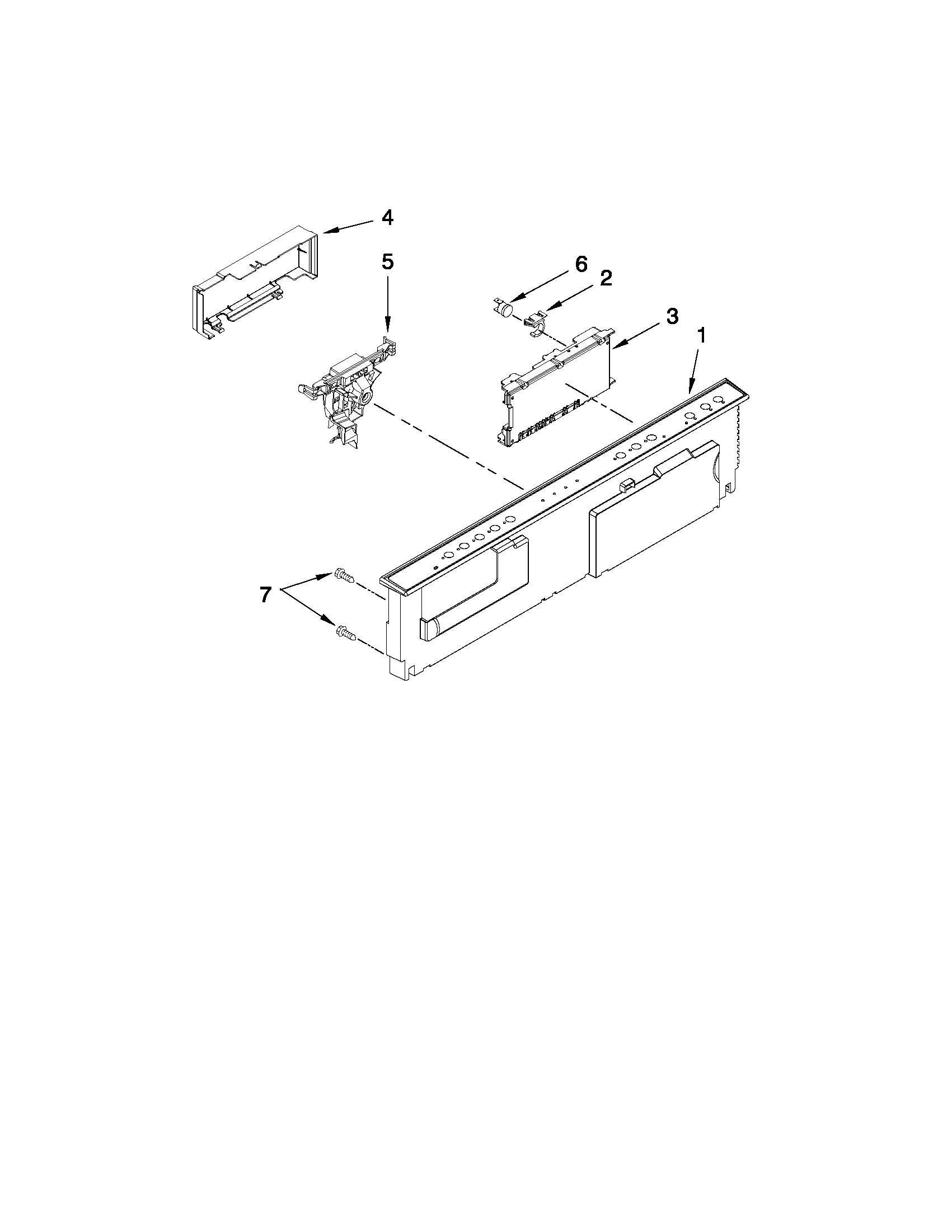 Control panel parts