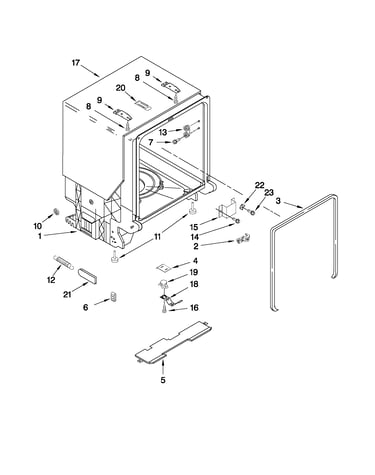 Tub and frame parts