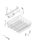 Upper rack and track parts