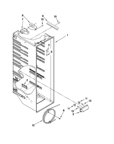 Refrigerator liner parts