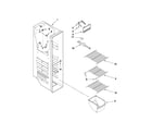 Kenmore 10657163702 freezer liner parts diagram