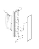 Freezer door parts