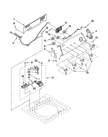 Console and water inlet parts