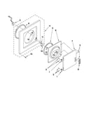 Dryer front panel and door parts