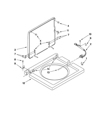 Washer top and lid parts