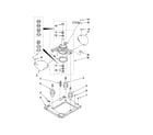 Kenmore 11088732799 machine base parts diagram