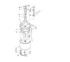 Kenmore 11088732799 tub and basket parts diagram