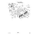 Kenmore 11088752799 washer/dryer control panel parts diagram
