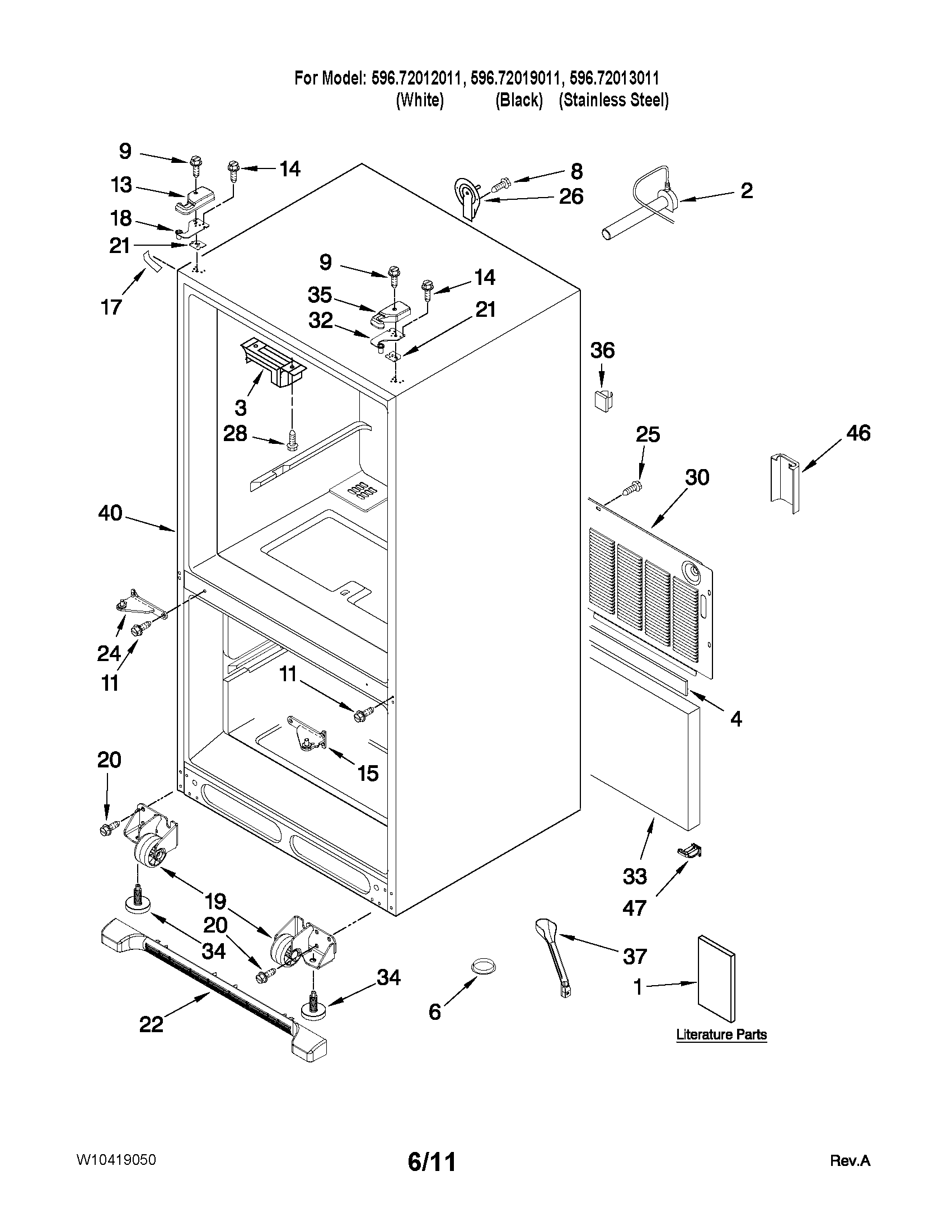 Cabinet parts