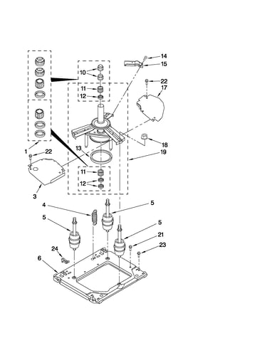 Machine base parts