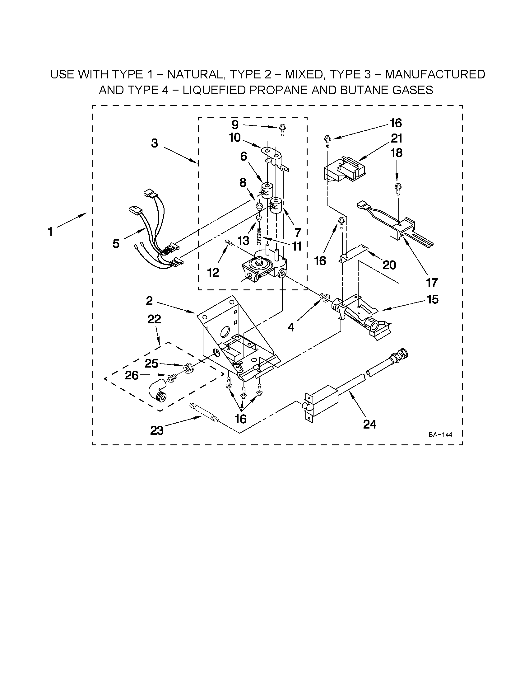 3402856 BURNER ASSEMBLY