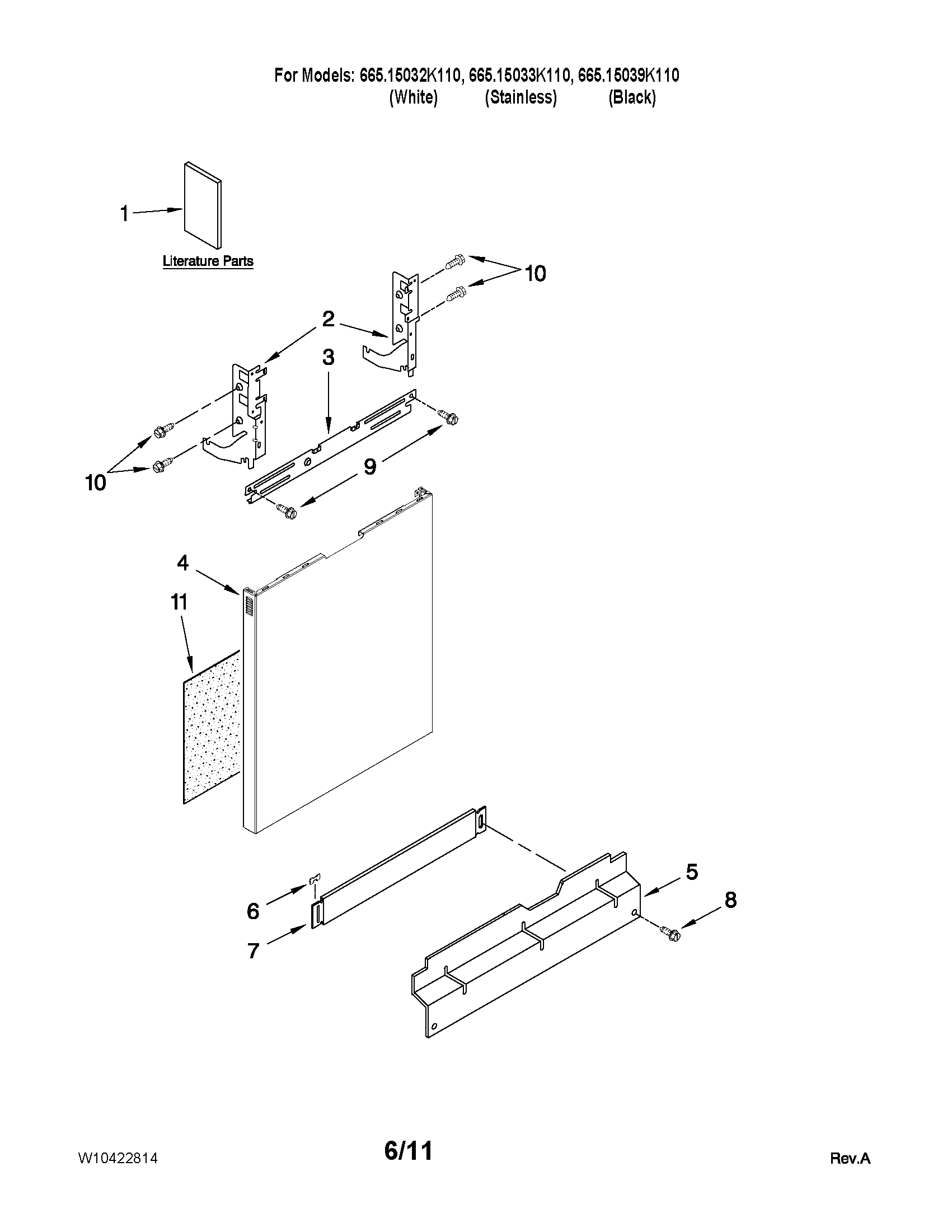 Door and panel parts