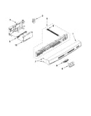 Control panel and latch parts