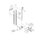 Kenmore 66515032K110 fill, drain and overfill parts diagram