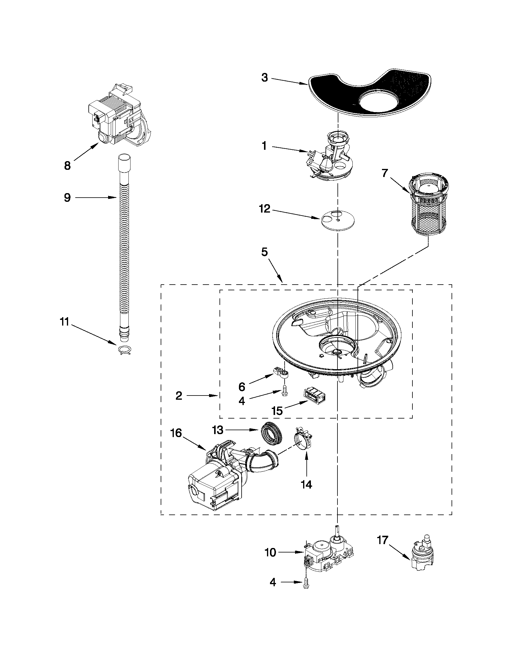 Pump and motor parts