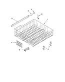Upper rack and track parts