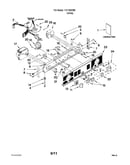 Washer/dryer control panel parts