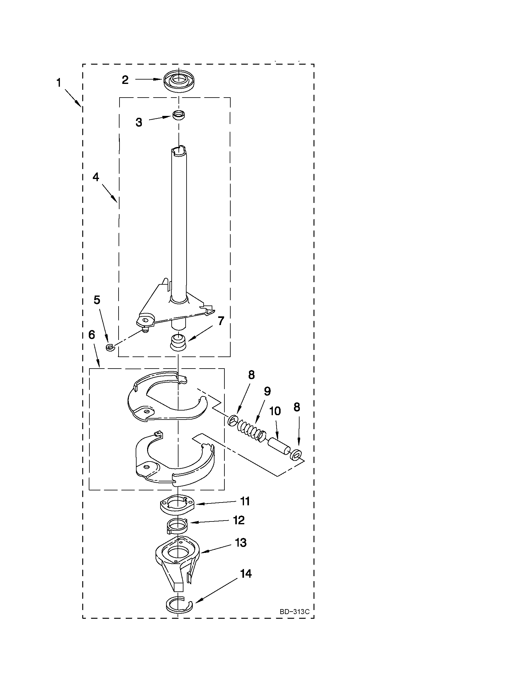 BRAKE AND DRIVE TUBE PARTS