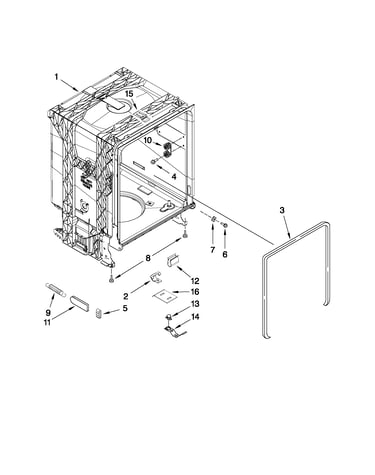 Tub and frame parts
