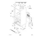 Kenmore 59667254601 cabinet parts diagram