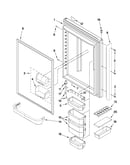 Refrigerator door parts