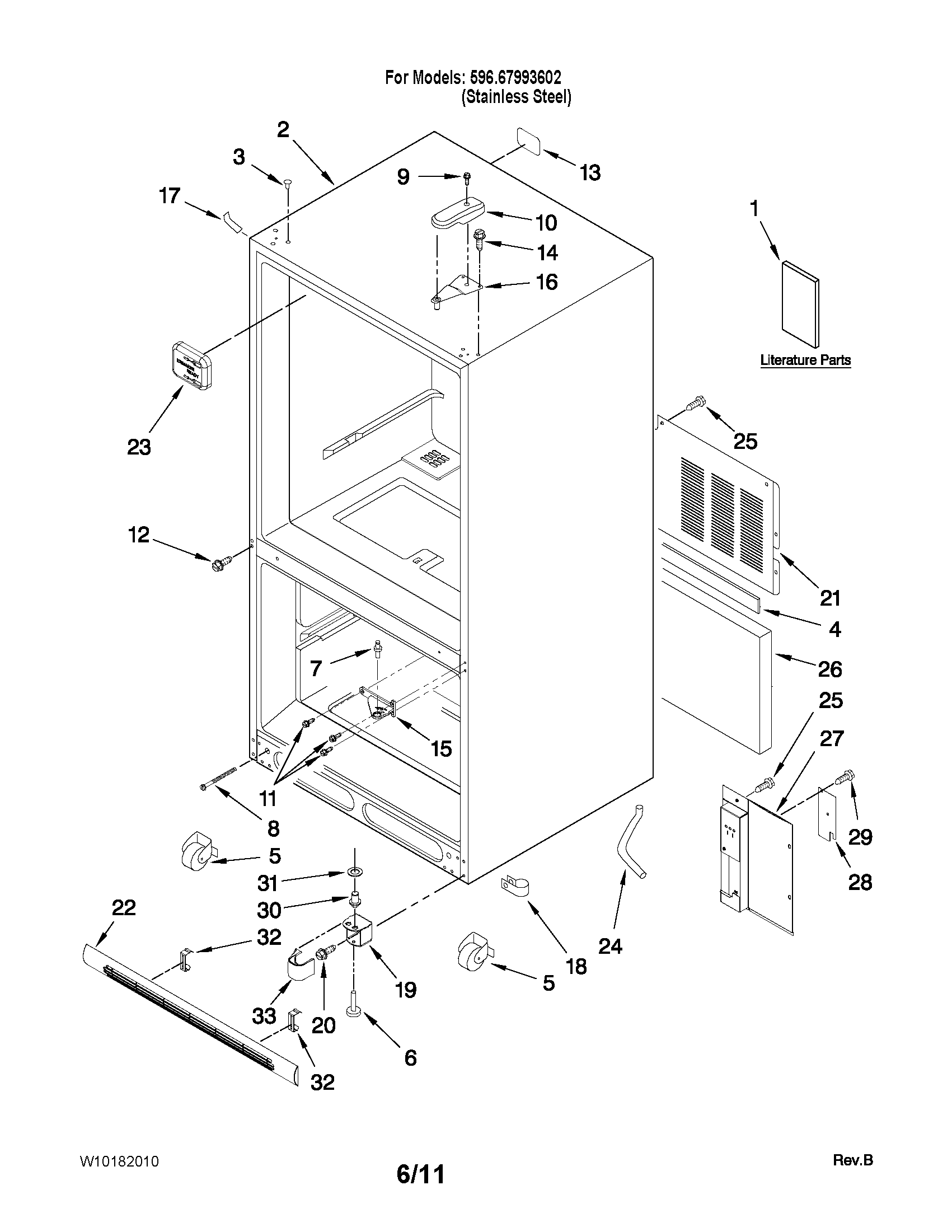 Cabinet parts