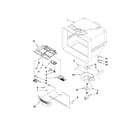 Kenmore 59667993602 freezer liner parts diagram