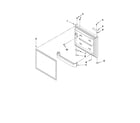 Kenmore 59667993602 freezer door parts diagram
