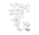 Kenmore 59667993602 shelf parts diagram