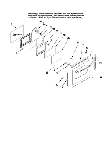 Lower door parts