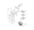Kenmore 10651593010 freezer liner parts diagram