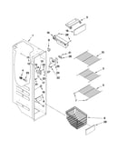 Freezer liner parts
