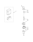 Motor and ice container parts