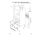 Kenmore 59669280011 cabinet parts diagram