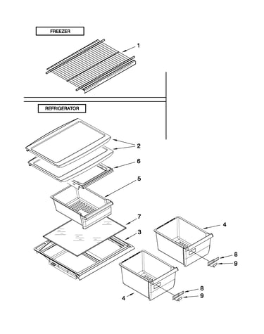 Shelf parts